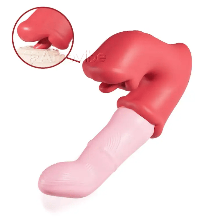 G-Spot & Vibrator Clit – Gníomh Liceála Teanga, Uiscedhíonach