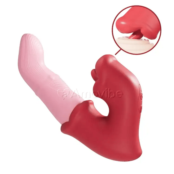 G-Spot & Vibrator Clit – Gníomh Liceála Teanga, Uiscedhíonach