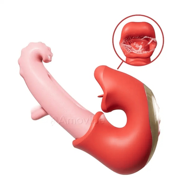 Vibrator Flapping Clitorach – Uiscedhíonach le Módanna Liceála & Teasóireachta