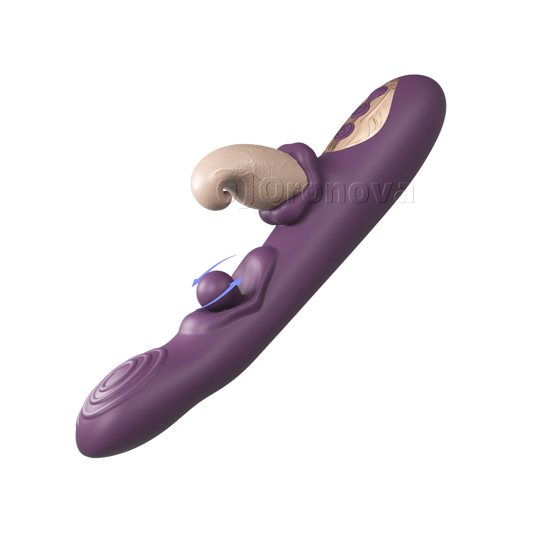 3-in-1 Flexible Vibrator Rotating + Tapping + Multi-Mode Vibration