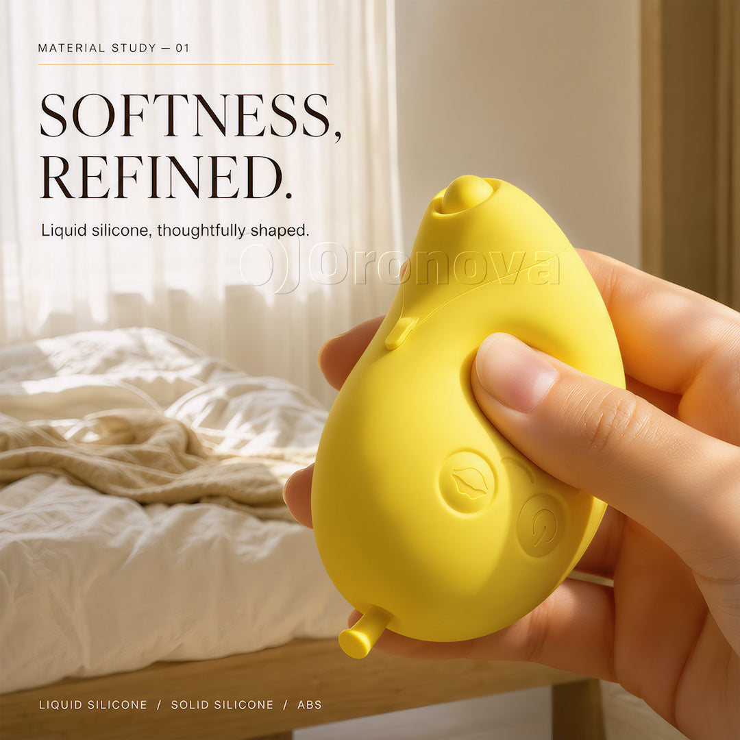 Mango & Banana | 2-in-1 Suction & Tapping Bluetooth Vibrator