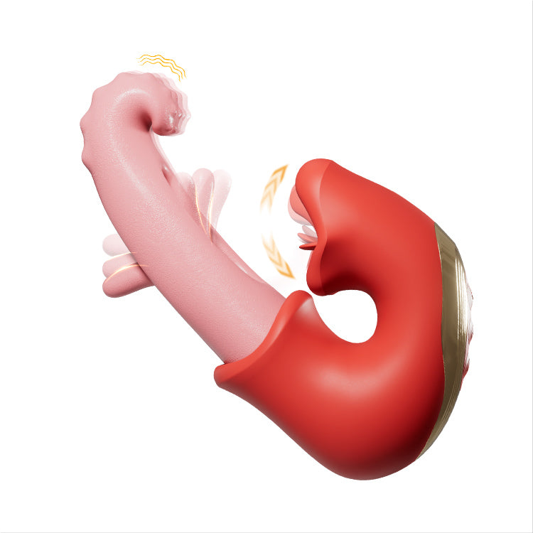 Vibrator Flapping Clitorach – Uiscedhíonach le Módanna Liceála & Teasóireachta