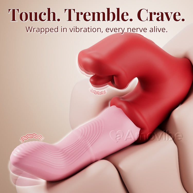 G-Spot & Vibrator Clit – Gníomh Liceála Teanga, Uiscedhíonach