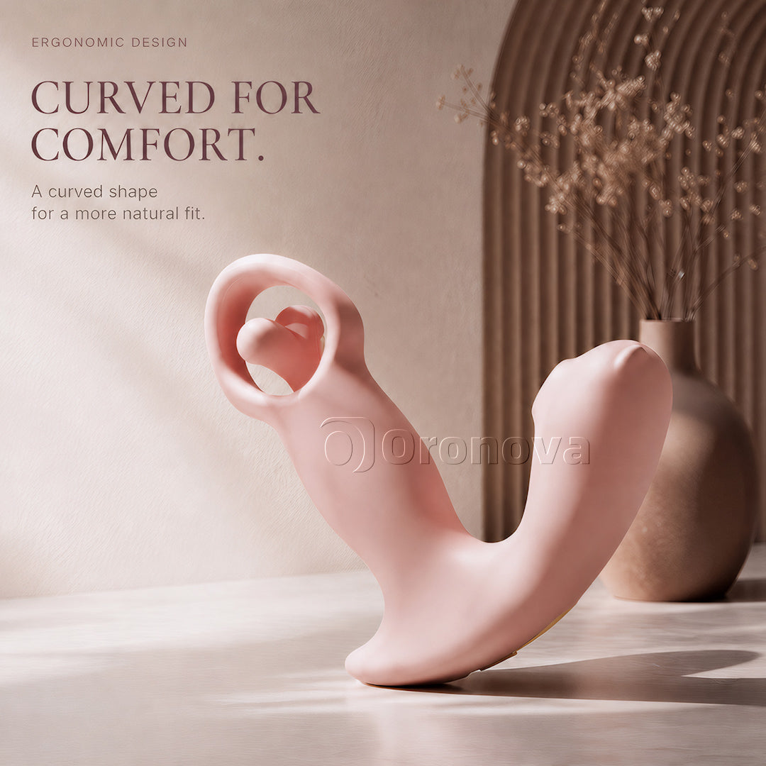 3-in-1 Rotary, Vibration & Airflow Pulse Vibrator