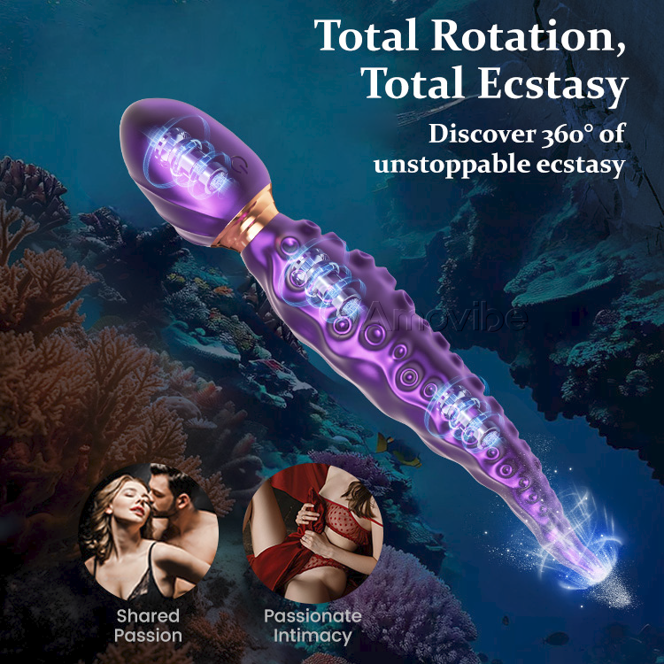 Vibradóir Tentacle – Spreagadh Deiridh G-Spot & Siní
