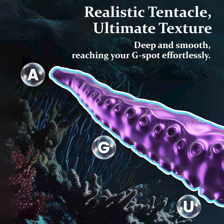 Vibradóir Tentacle – Spreagadh Deiridh G-Spot & Siní