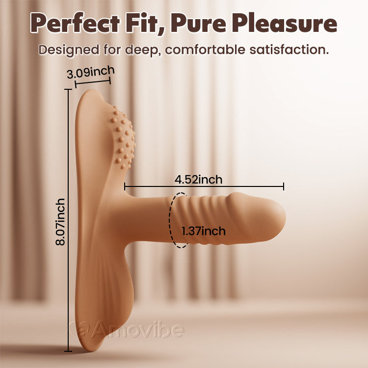 G-Spot & Anal Vibrator do Mhná – Bréagán Cumhachtach Ride-On le haghaidh Imear Intíomhaiste