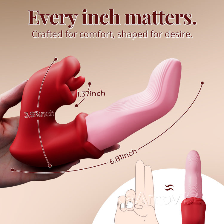 G-Spot & Vibrator Clit – Gníomh Liceála Teanga, Uiscedhíonach